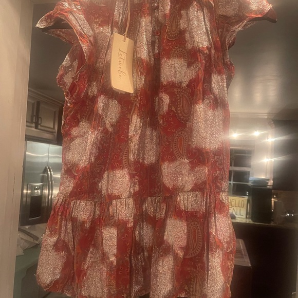 Let Me Be Anthropologie blouse size 2 new with tags - Picture 7 of 9